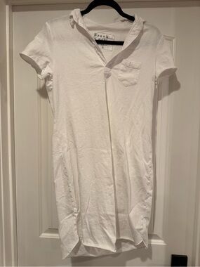 Frank & Eileen White Polo Shirt Dress